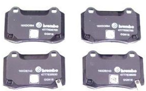 BRAKE PADS RR WK 6.4L