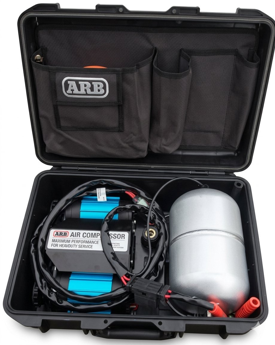 TWIN PORTABLE AIR COMPRESSOR