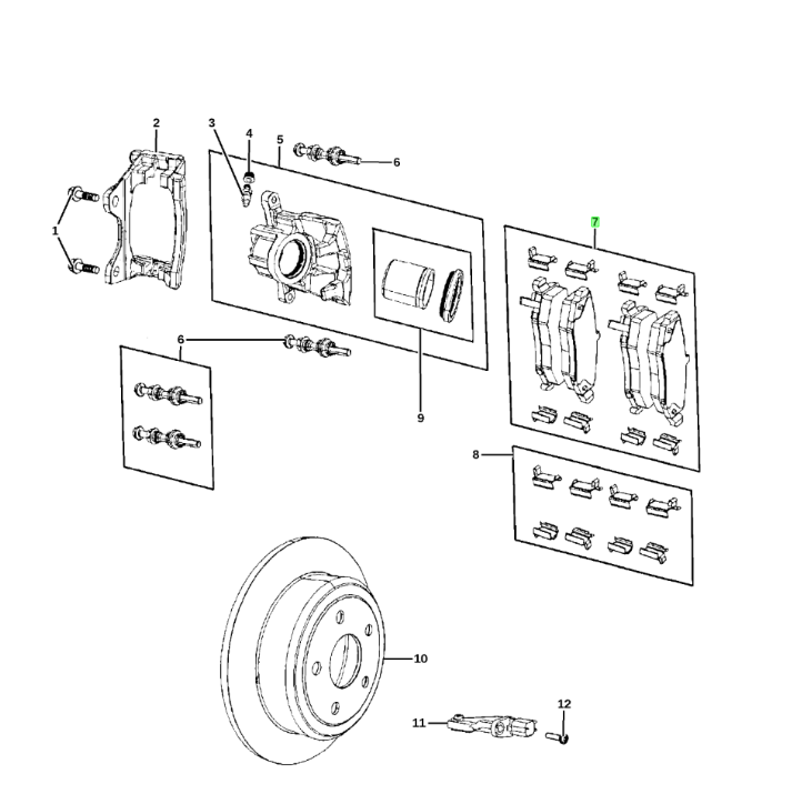 PAD KIT REAR DISC BRAKE