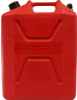 HEAVY DUTY 20L BLACK PLASTIC FUEL CAN