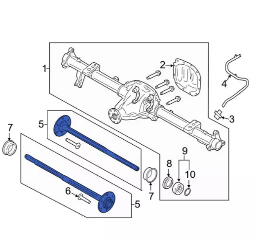 REAR AXLE R/S