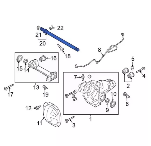 REAR AXLE R/S