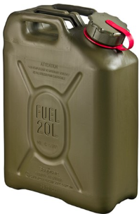 JERRY CAN GASOLINE 5GALLON/20LTR.